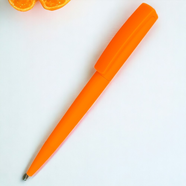 Ручка шариковая Jangle софт-тач / Стильная и надежная ручка с поворотным механизмом